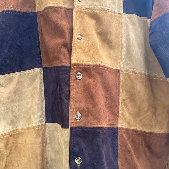 Vintage Arnold Brant Men”s Suede Patch Shirt Jacket Size M- 10/10 Condit… - Picture 4 of 13